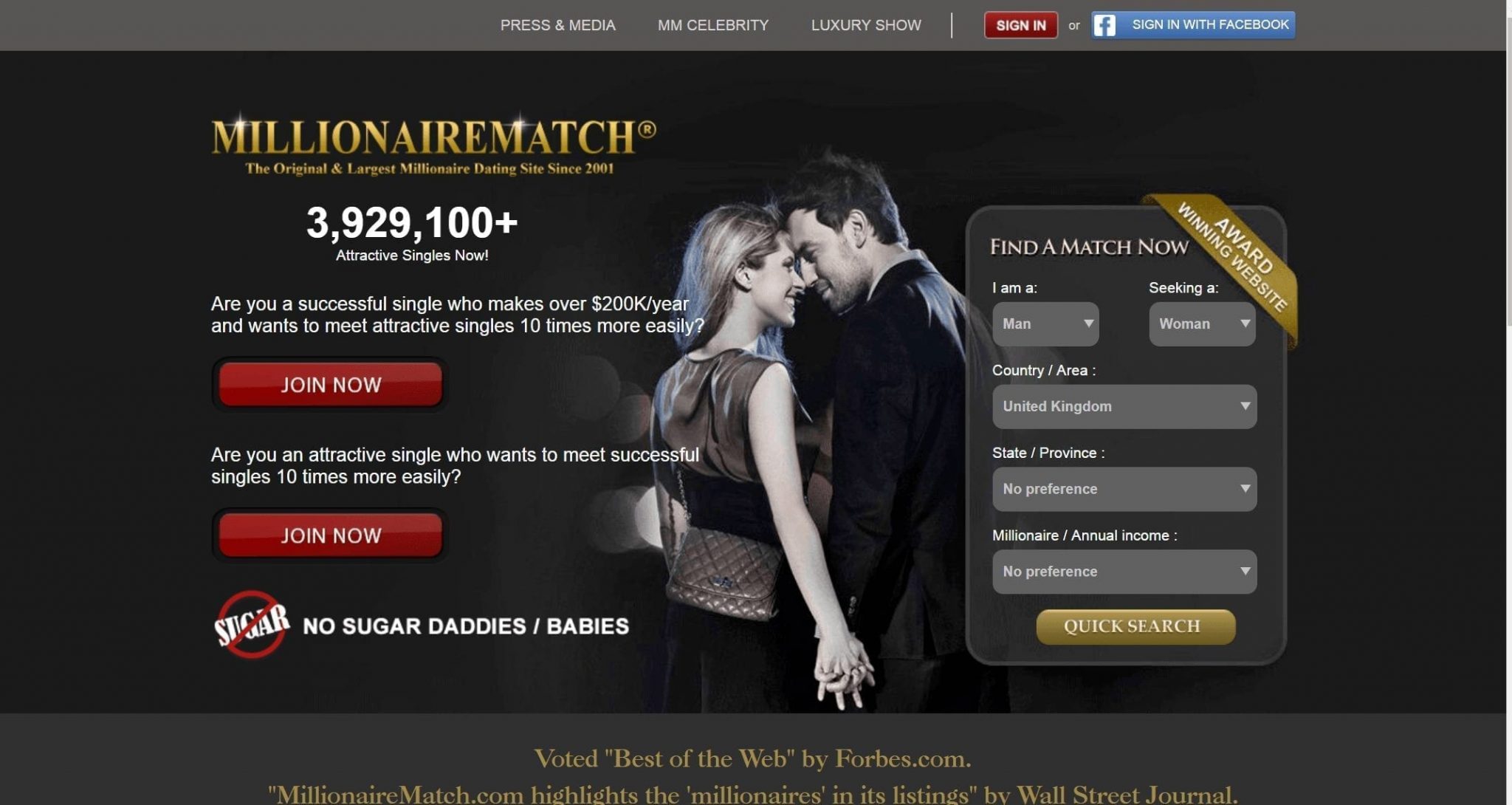 Millionaire Match